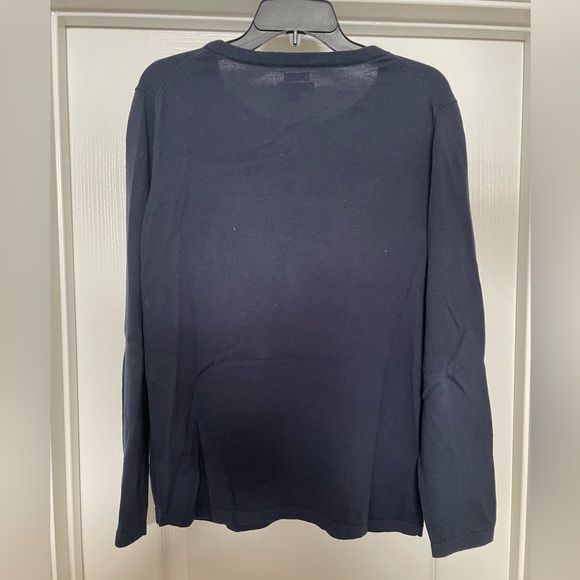 Tommy Hilfiger long sleeve crew neck nautical anchor sweater size Xlarge- navy - Picture 5 of 8